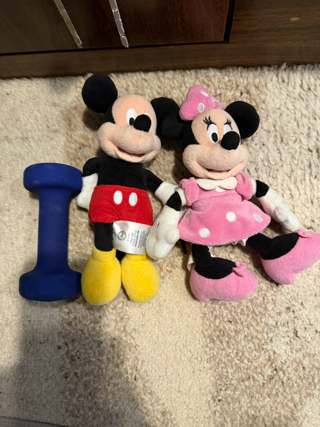 Mickey and Minnie Mouse Plush Toys - photo 2