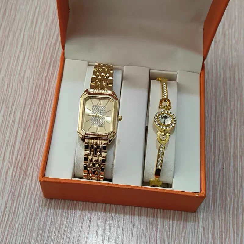 Gold Tone Watch and Bracelet Set - photo 2