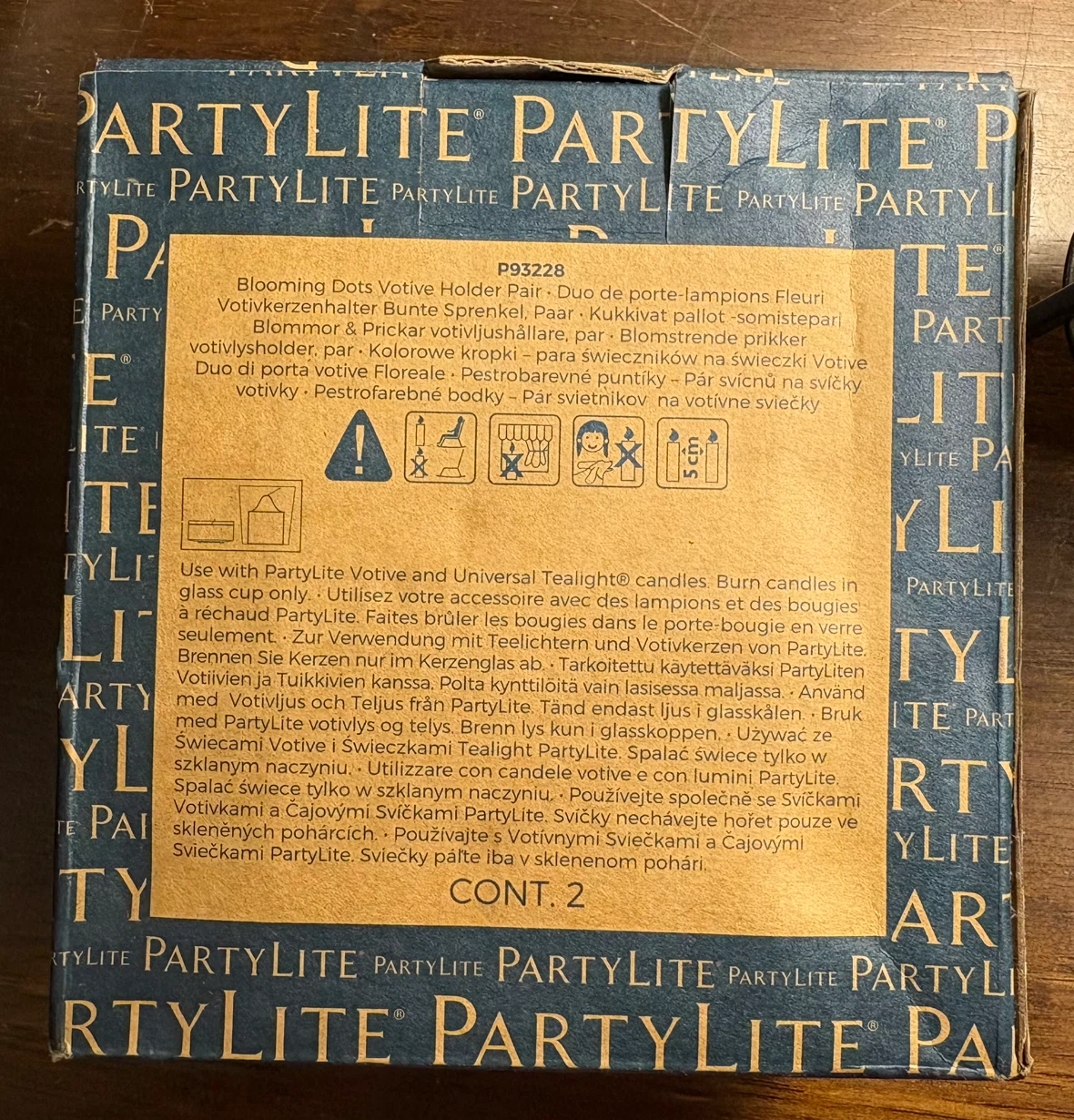 ✨✨PartyLite Blooming Dots Votive Holder Pair - photo 3