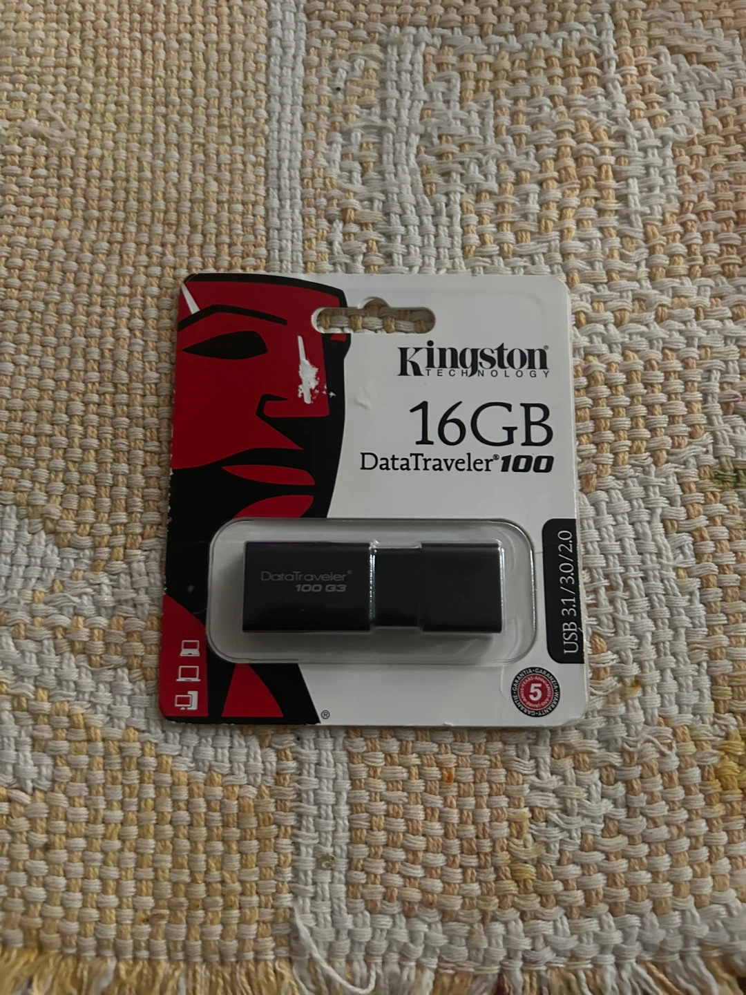 Kingston DataTraveler 100 G3 16GB USB 3.0 Flash Drive