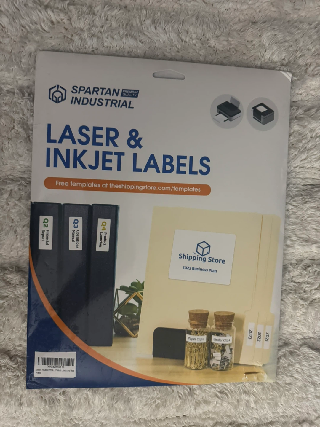 Spartan Industrial Laser & Inkjet Labels