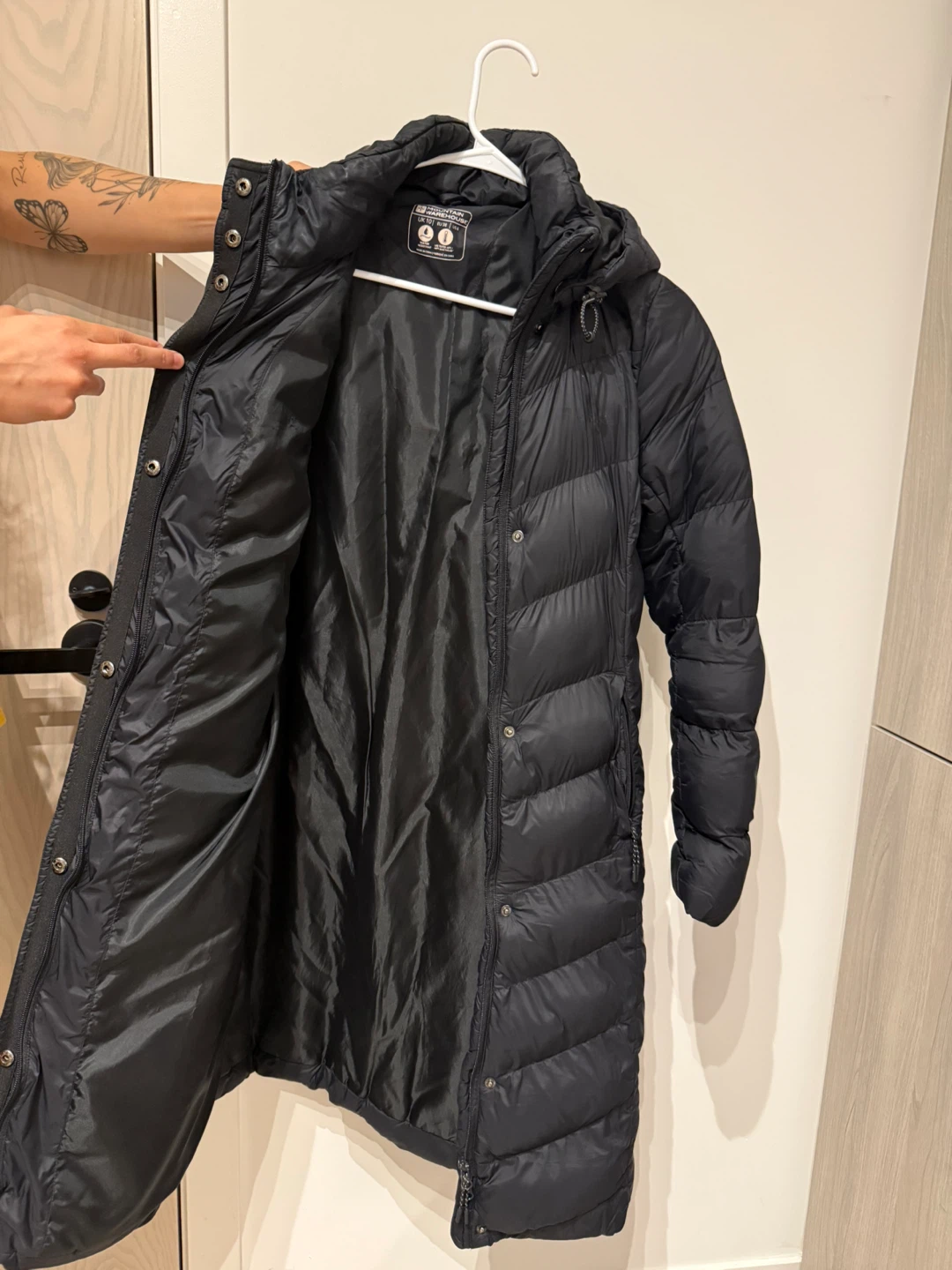 Mountain Warehouse black puffer coat US 6 - photo 3