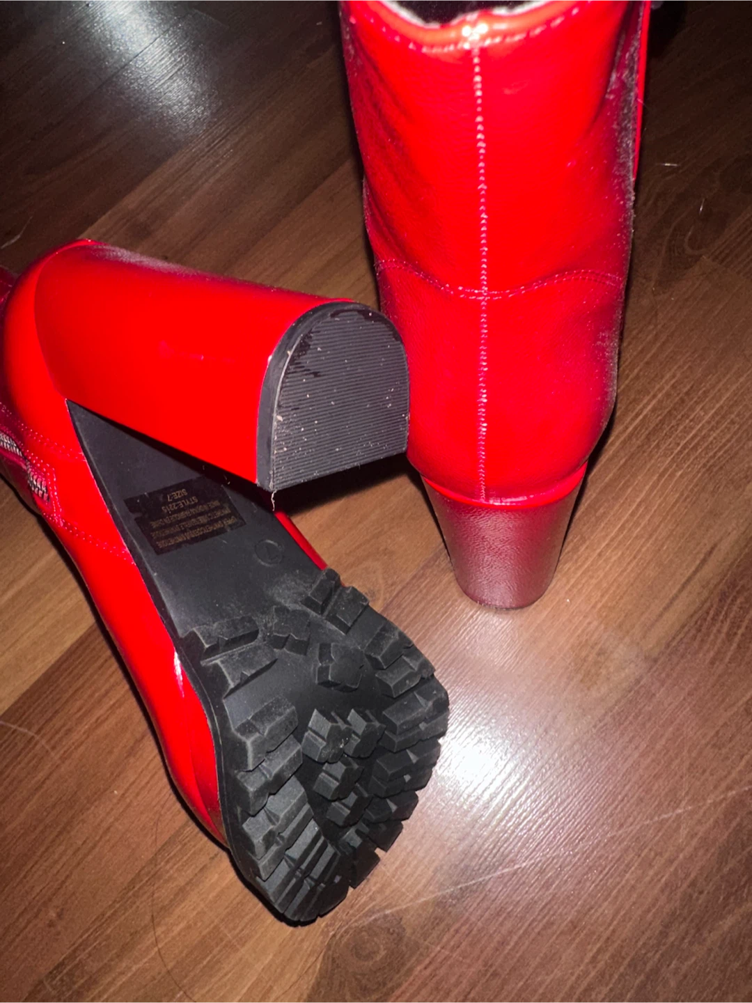Red Ankle Boots - photo 3