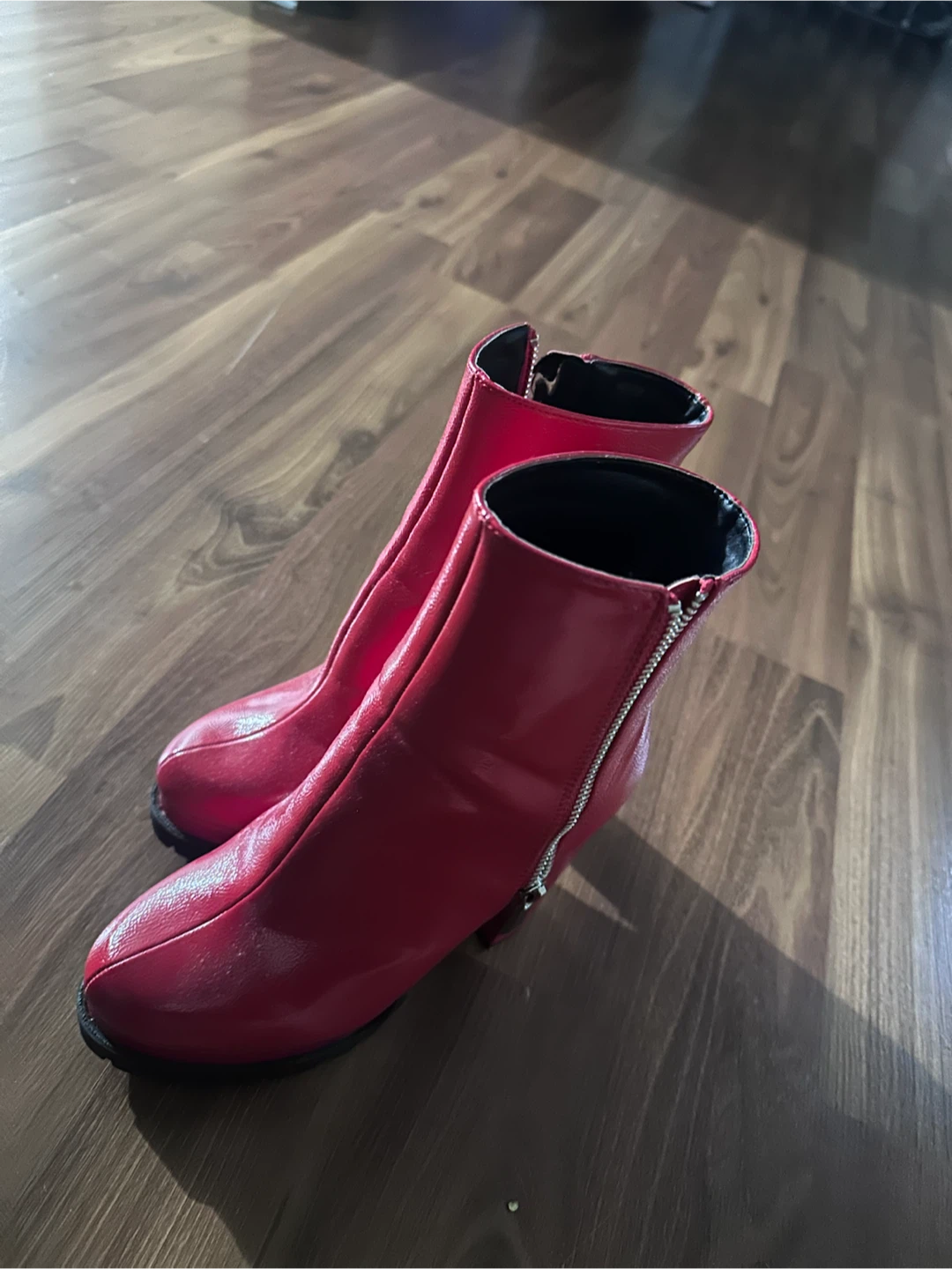 Red Ankle Boots - photo 5