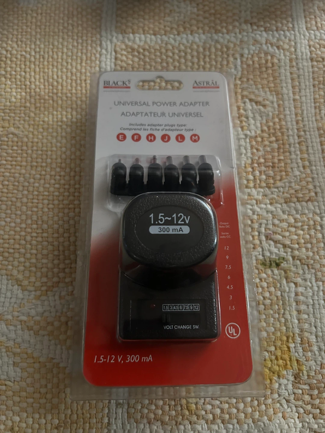 Blacks Astral Universal Power Adapter with 10 Plugs
