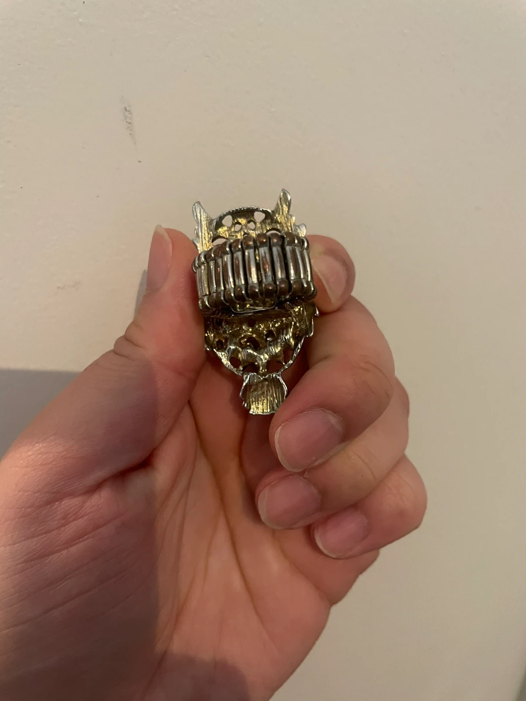 Owl Ring with Colorful Gems - photo 2