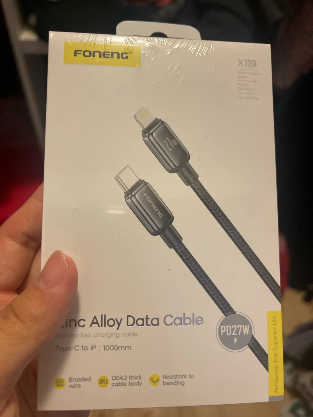FONENG X119 Type-C to Lightning Cable