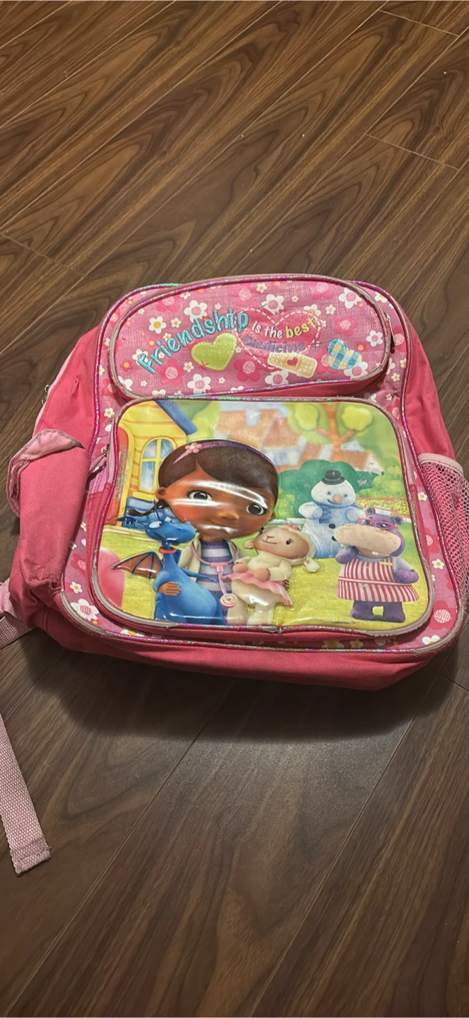 FREE Doc McStuffins Pink Backpack