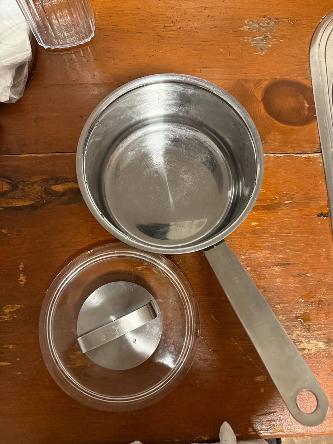 Stainless steel saucepan with glass lid 2.0L - photo 2