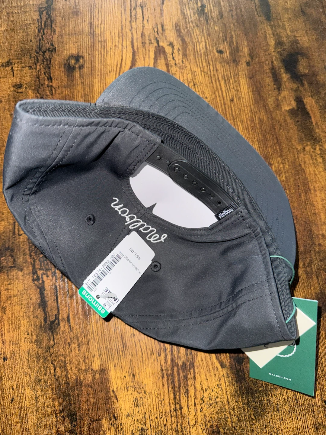Malbon Golf - Snap Back Satiny Canvas Cap - photo 3