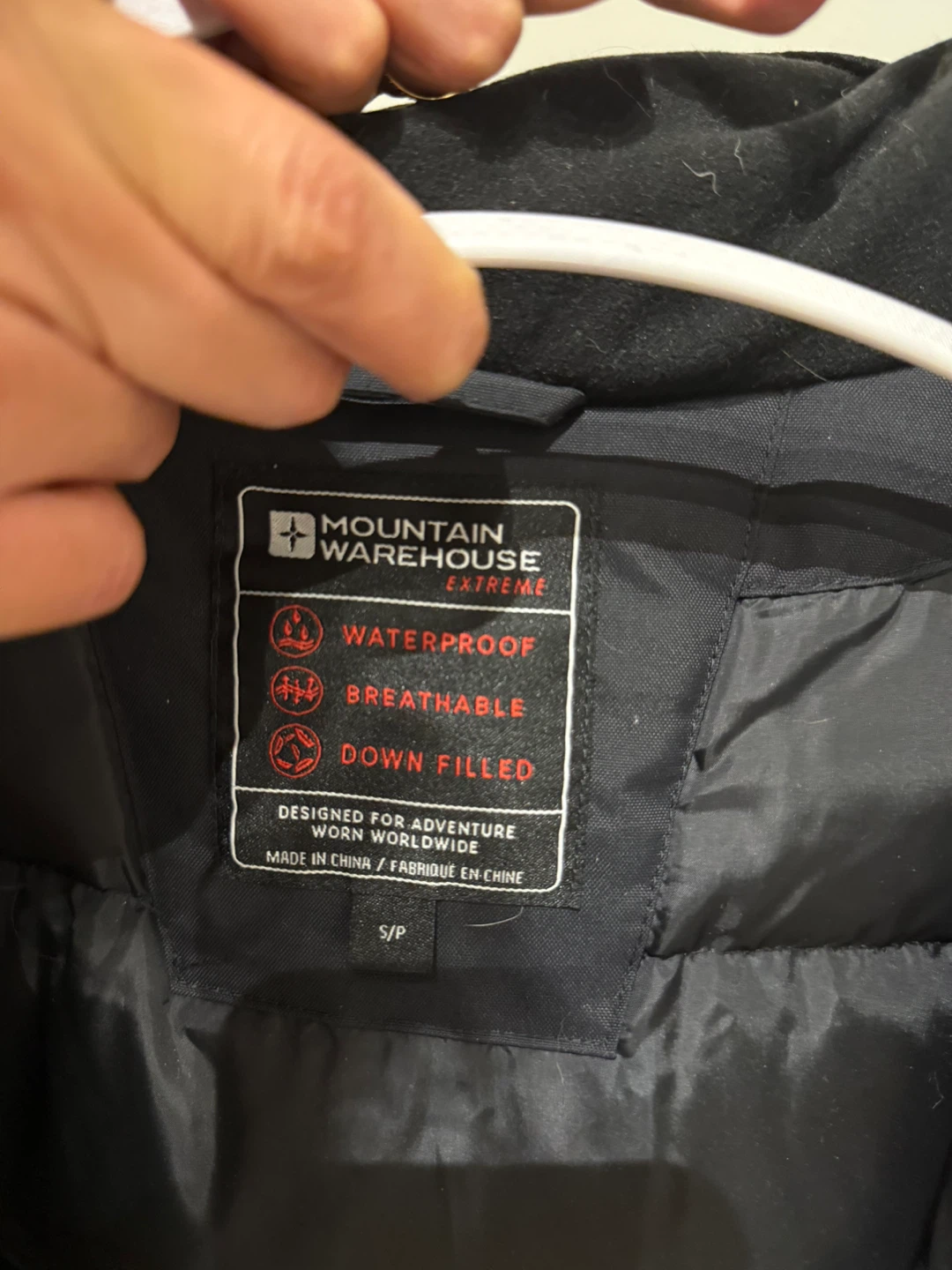 Antarctic Extreme Waterproof Mens Down Jacket Mountain Warehouse - photo 3