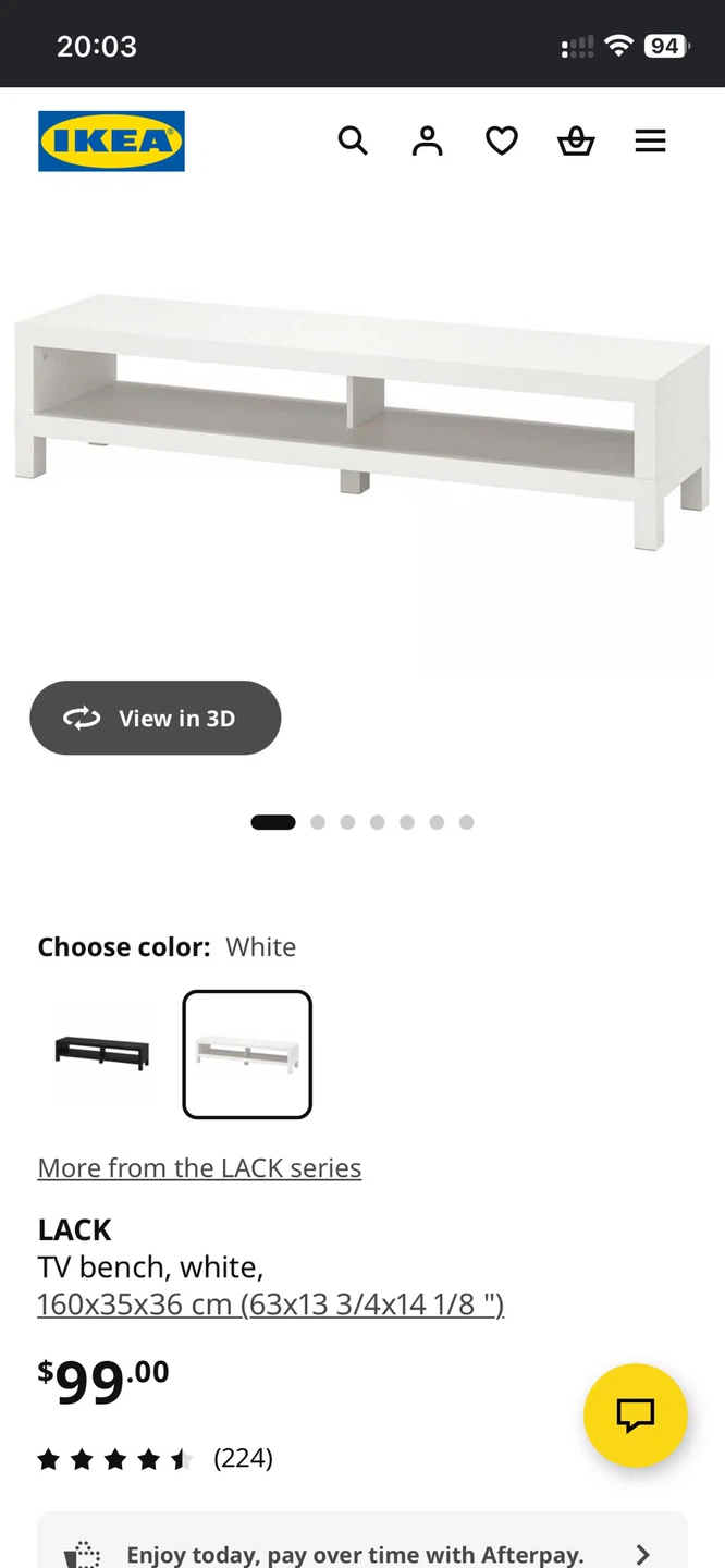 IKEA Lack TV bench