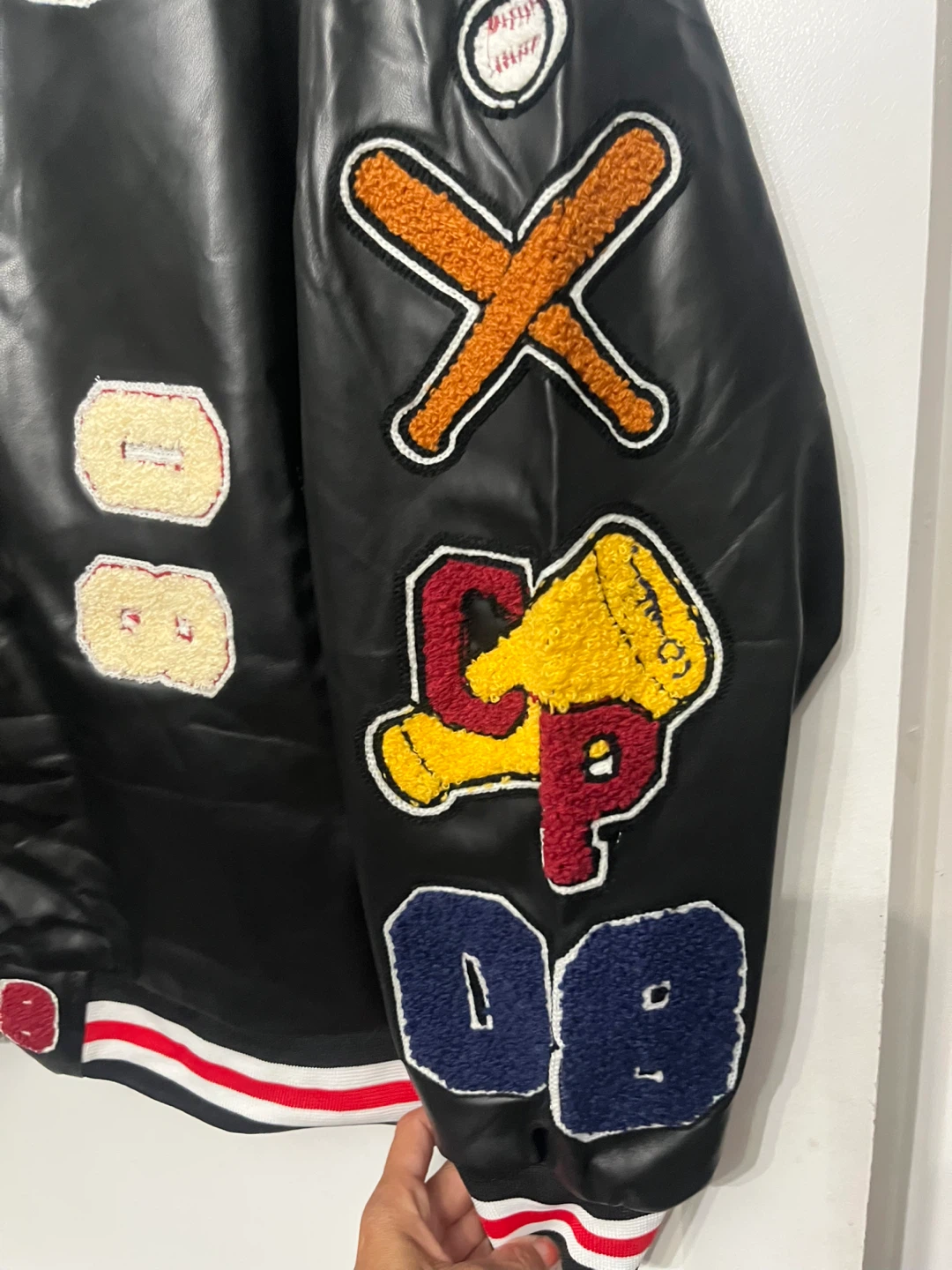 Men’s  Champion Varsity Jacket Black XL - photo 4