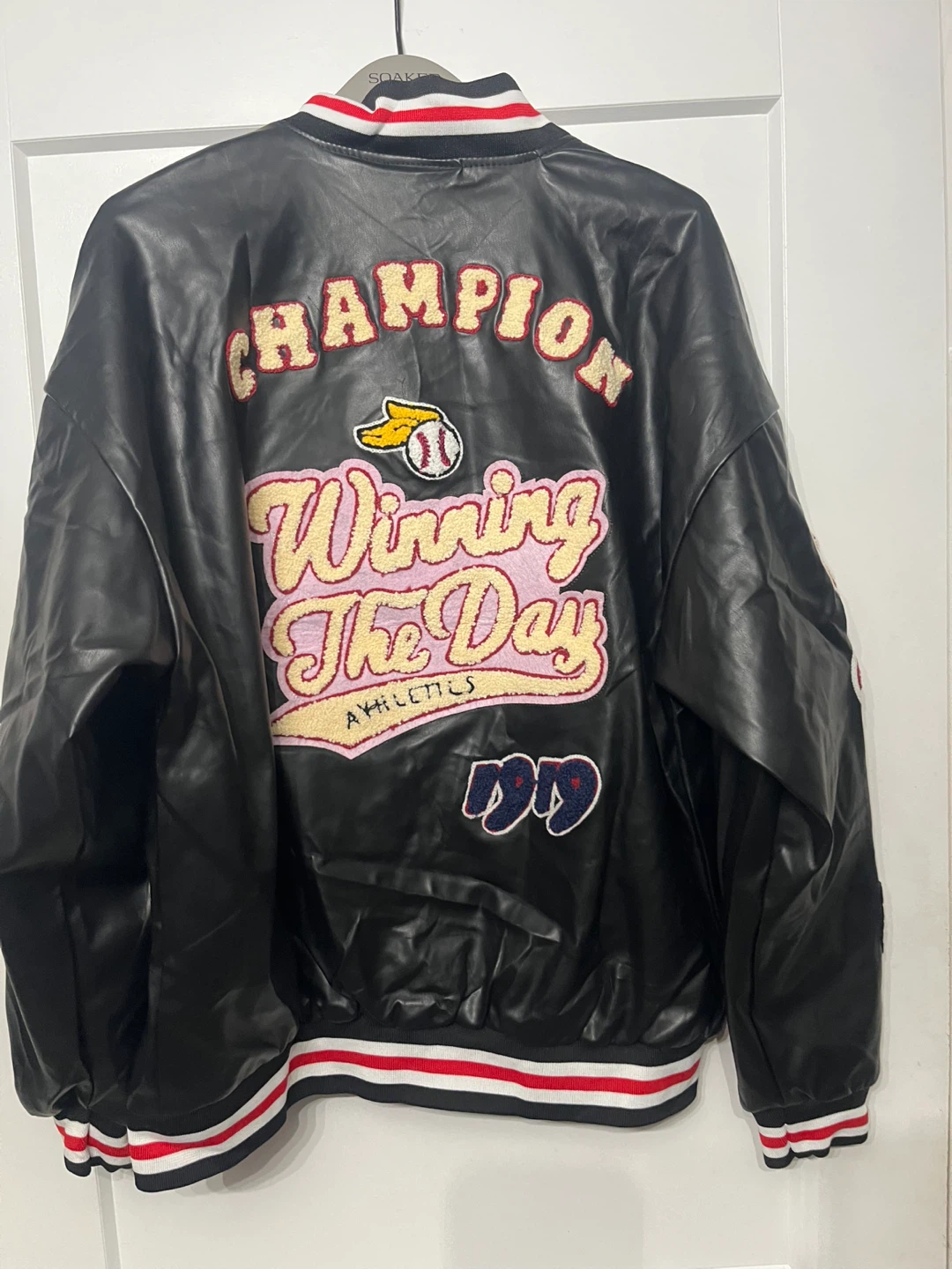 Men’s  Champion Varsity Jacket Black XL - photo 5