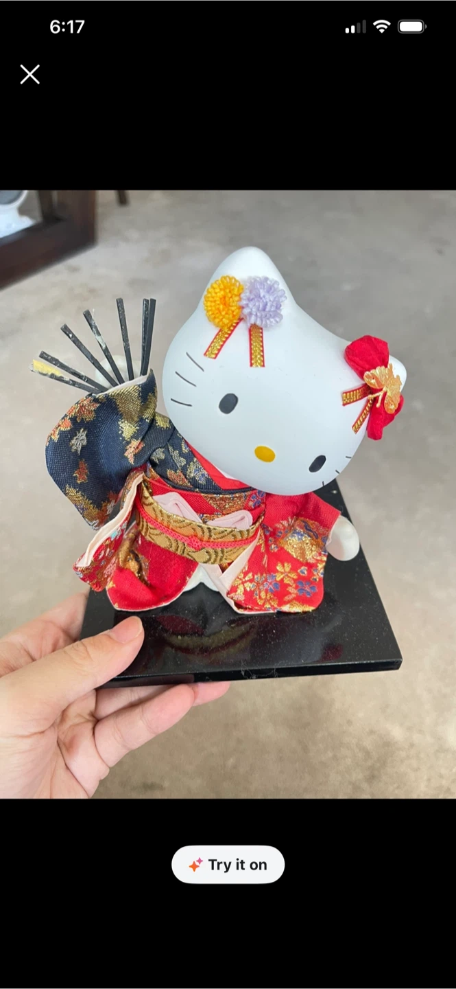 Sanrio Hello Kitty Kimono Figurine