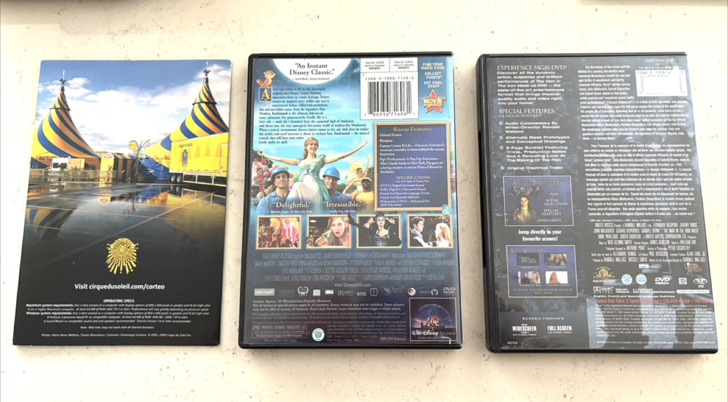 Circus & Movie DVDs 📀 - photo 3
