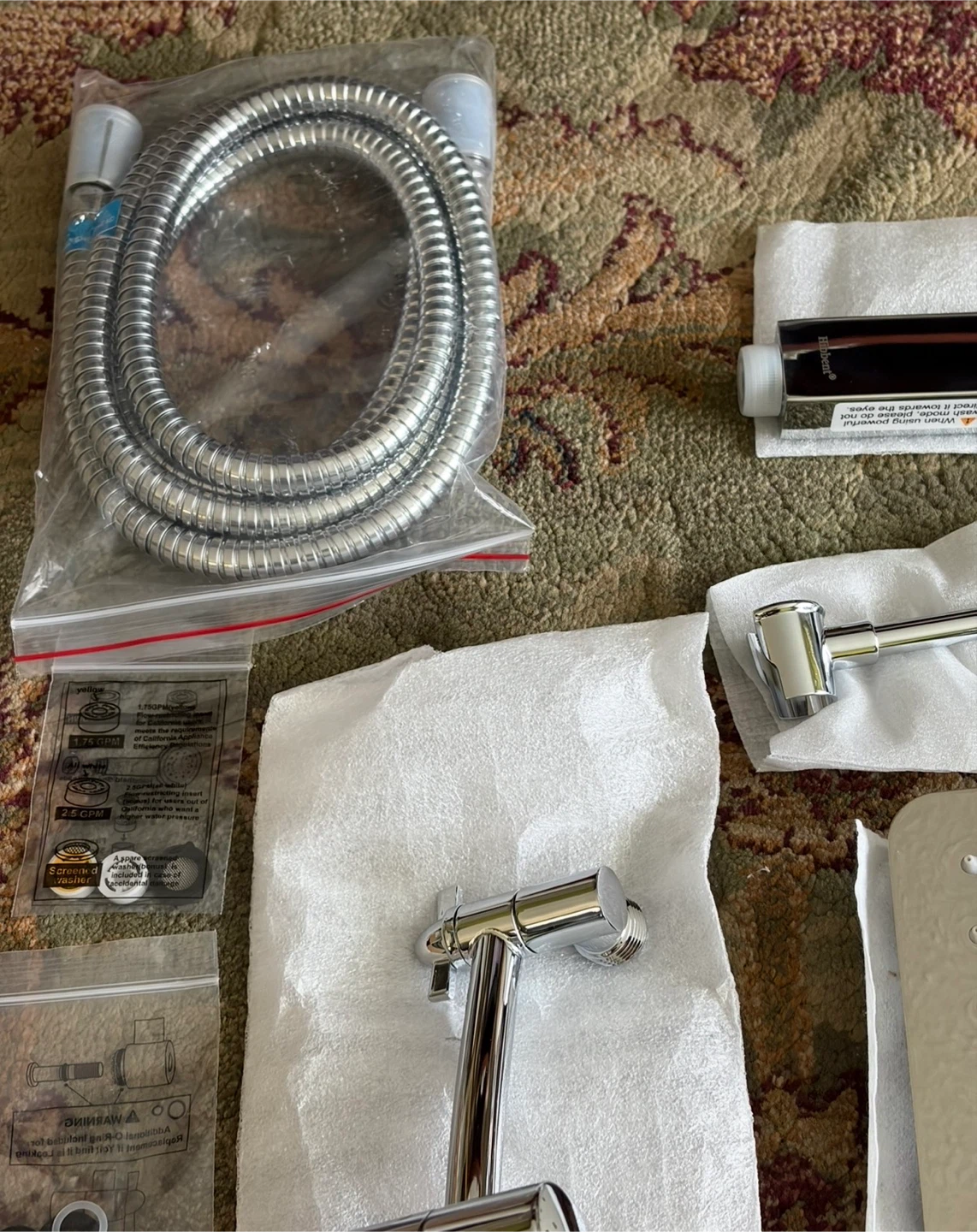 New Hibbent Chrome Shower Head Combo Set - photo 4