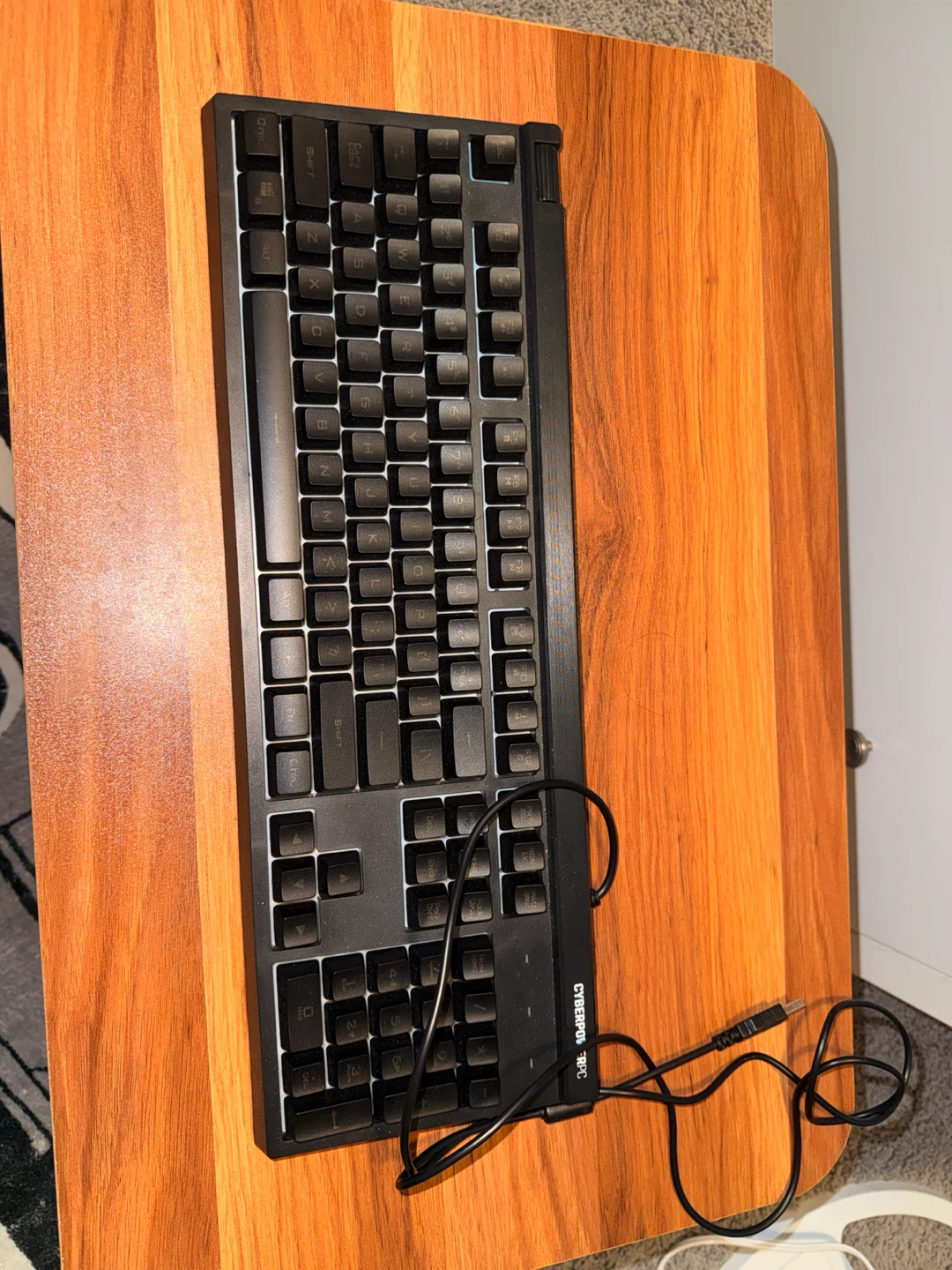 Gaming accessories set up