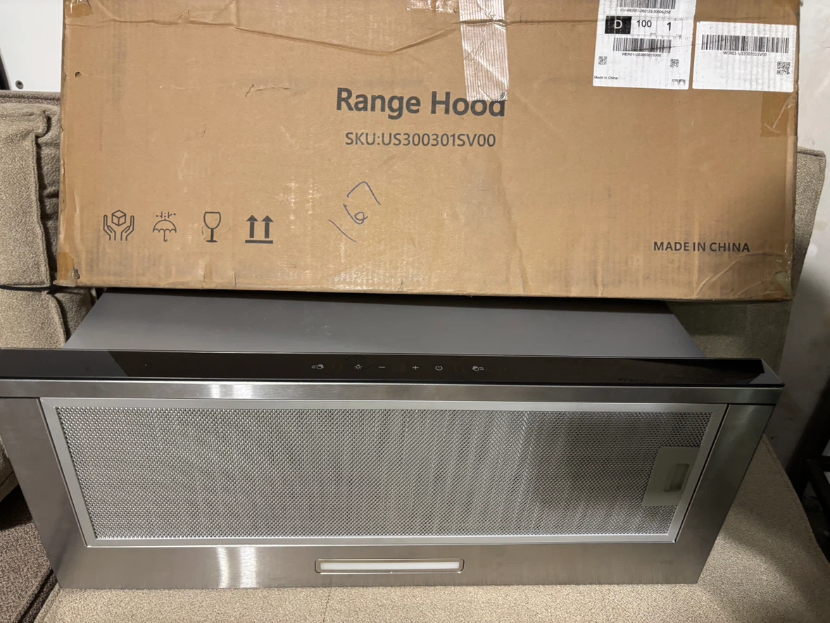 30 Inch Range Hood w/ Hidden Pull-out Panel - photo 5