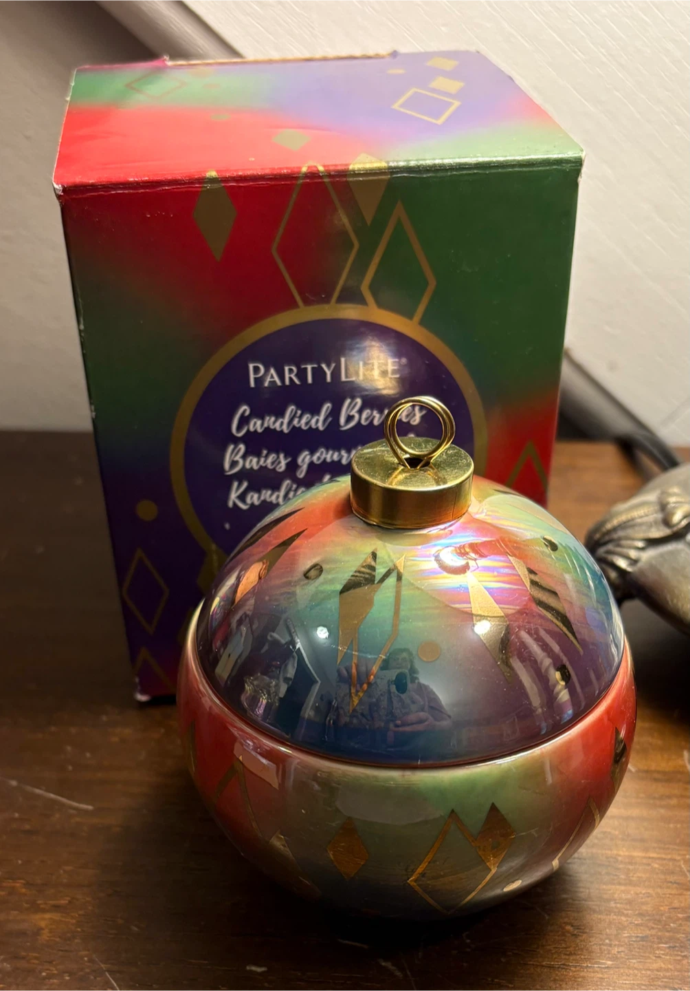 ✨✨PartyLite Candied Berries Ornament Scented Candle