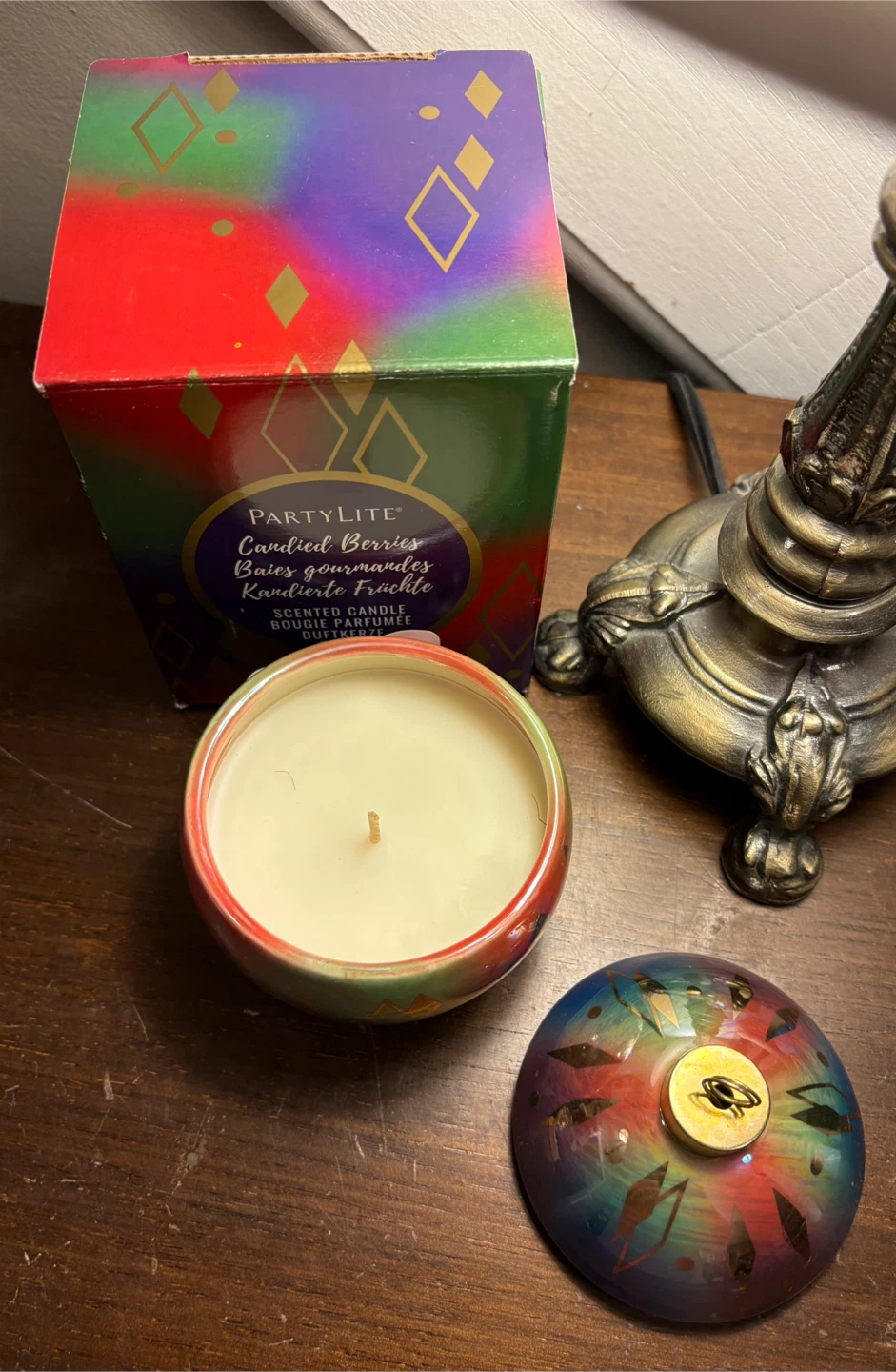 ✨✨PartyLite Candied Berries Ornament Scented Candle - photo 2