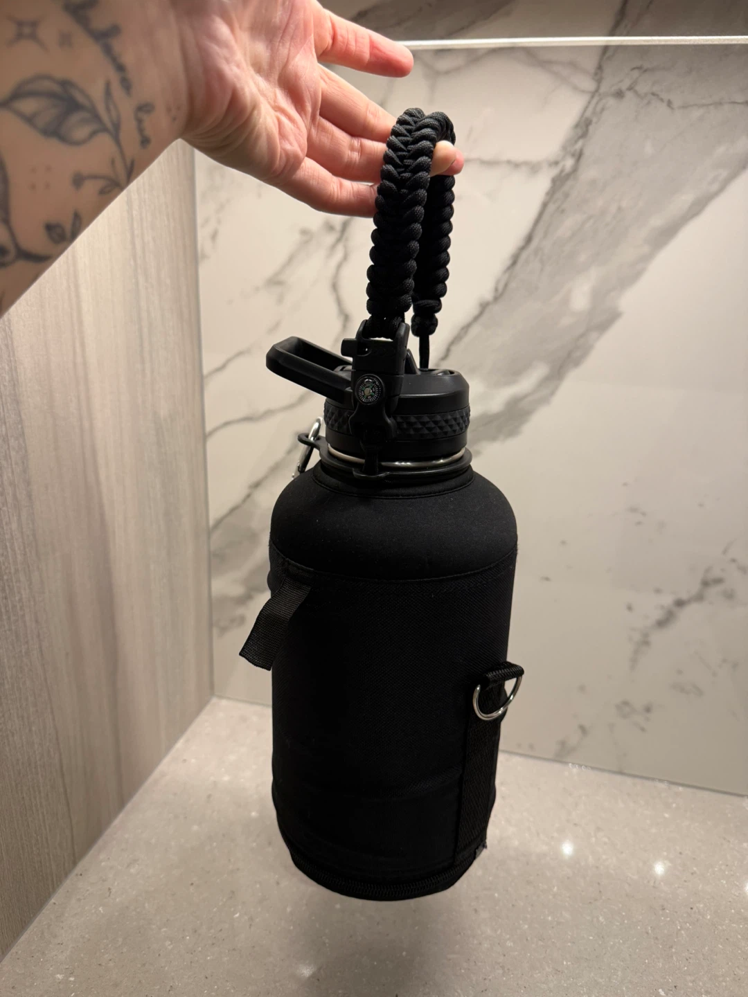Dysanky Jet Black 64oz Water Bottle with Pouch - photo 2