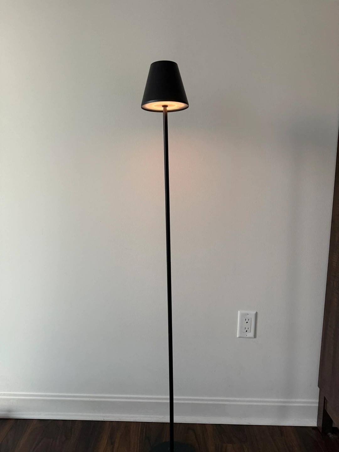 Black Wireless  Floor Lamp