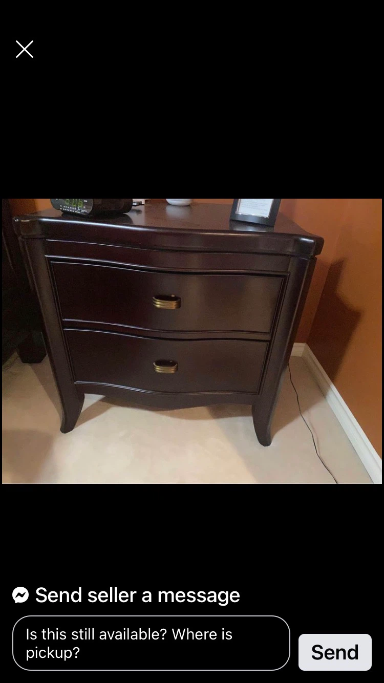 5pce Dark Brown Queen Size Bedroom Suite - photo 4