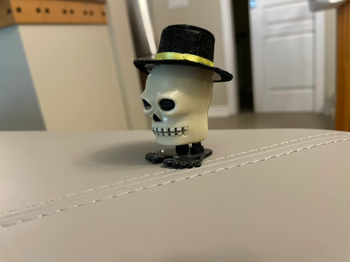 Skeleton Toy with Top Hat