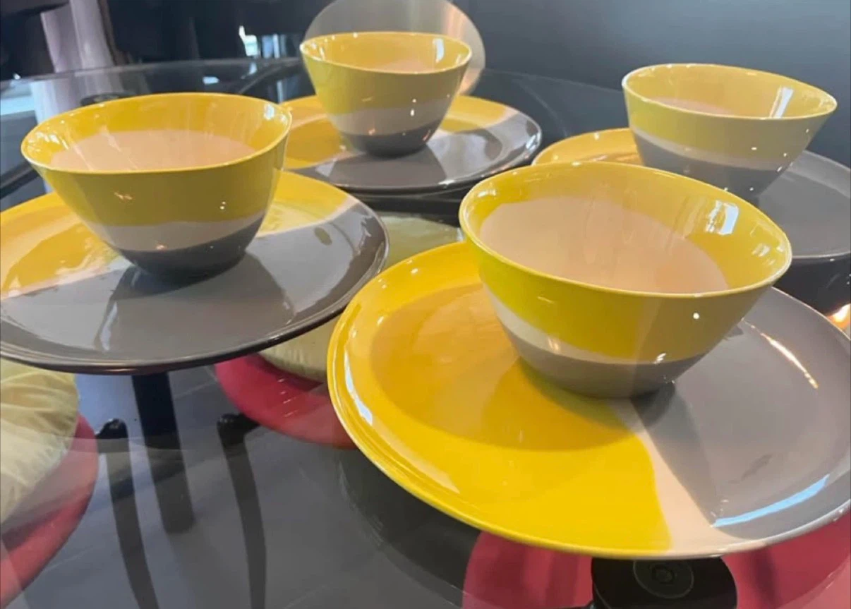 Designer dinnerware 8 piece / Crate and Barrel - photo 2