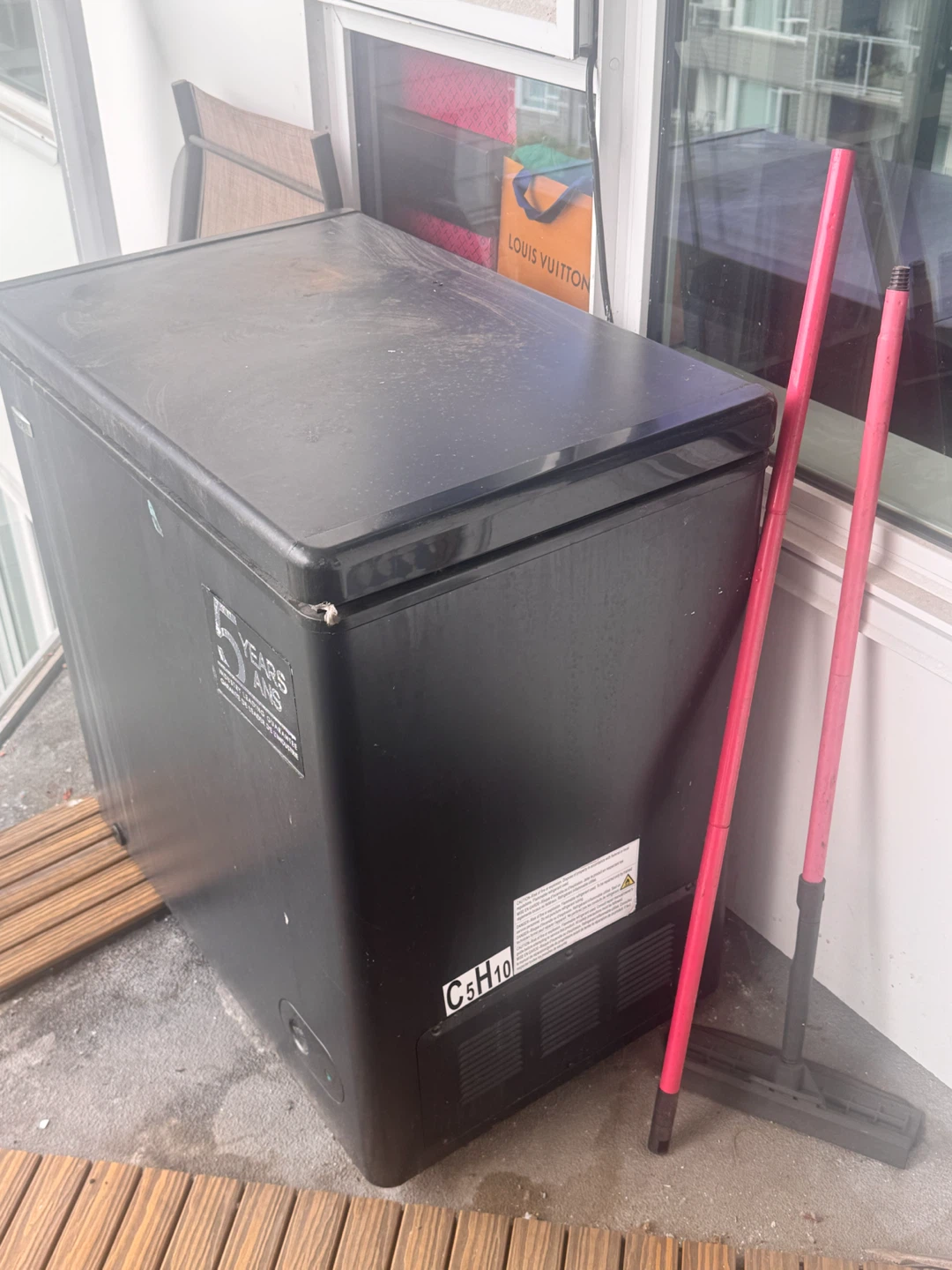 Black Chest Freezer
