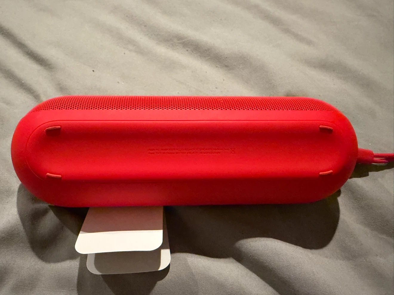 Bright Red Beats Pill Bluetooth Speaker - photo 3