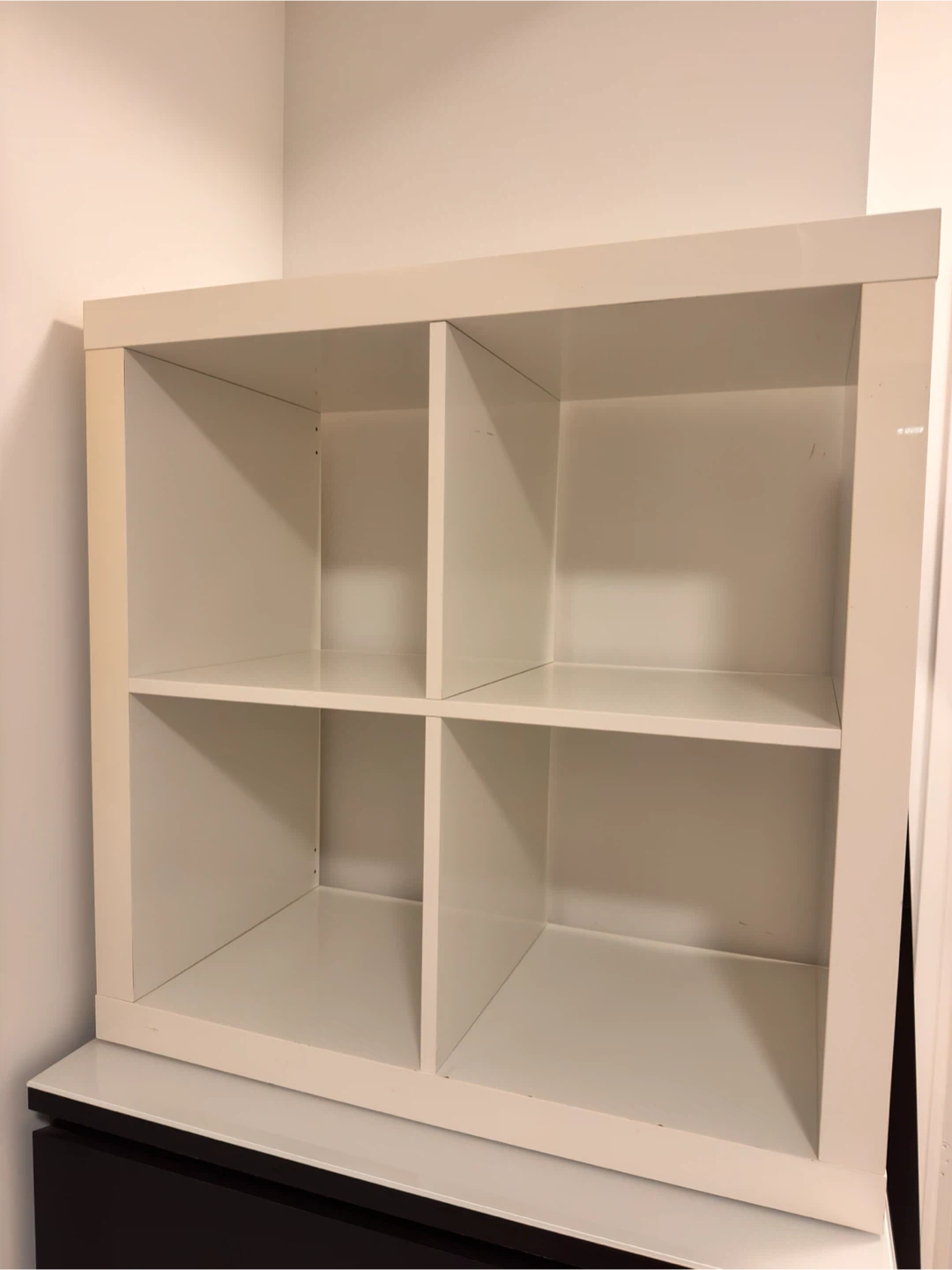 IKEA KALLAX shelving unit in white