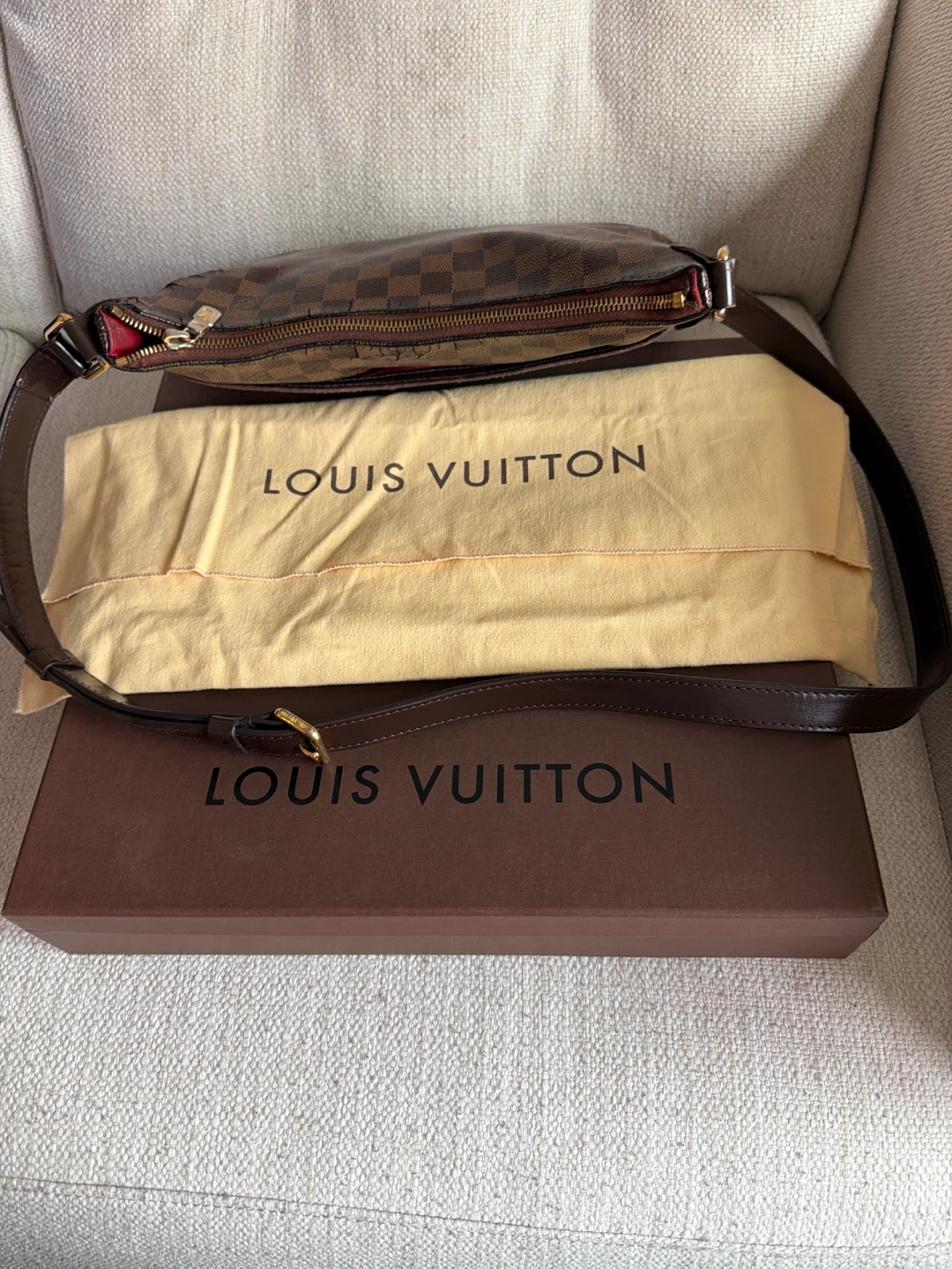 Louis Vuitton Damier Ebene Bloomsbury PM bag - photo 4