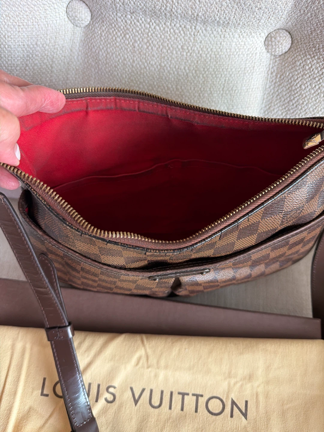 Louis Vuitton Damier Ebene Bloomsbury PM bag - photo 5