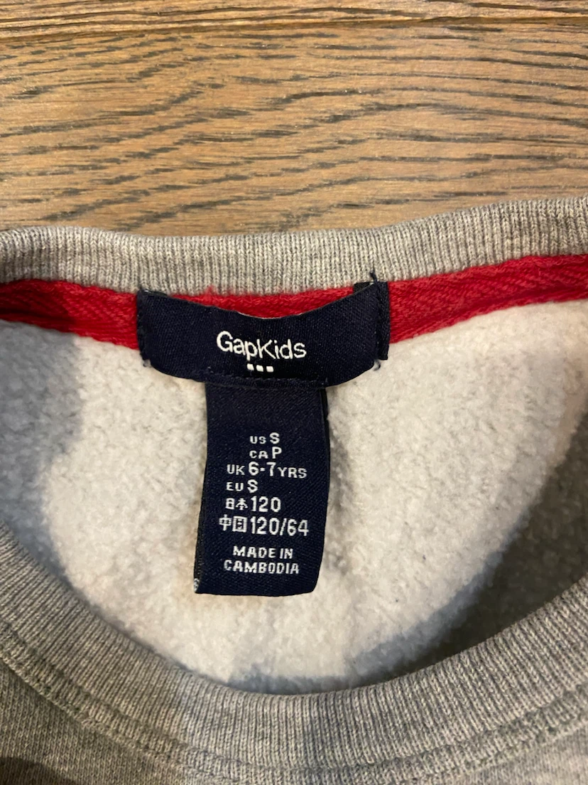 EUC: GapKids Athletic 86 Sweatshirt 6-7 yrs *BACK TO SCHOOL* - photo 5
