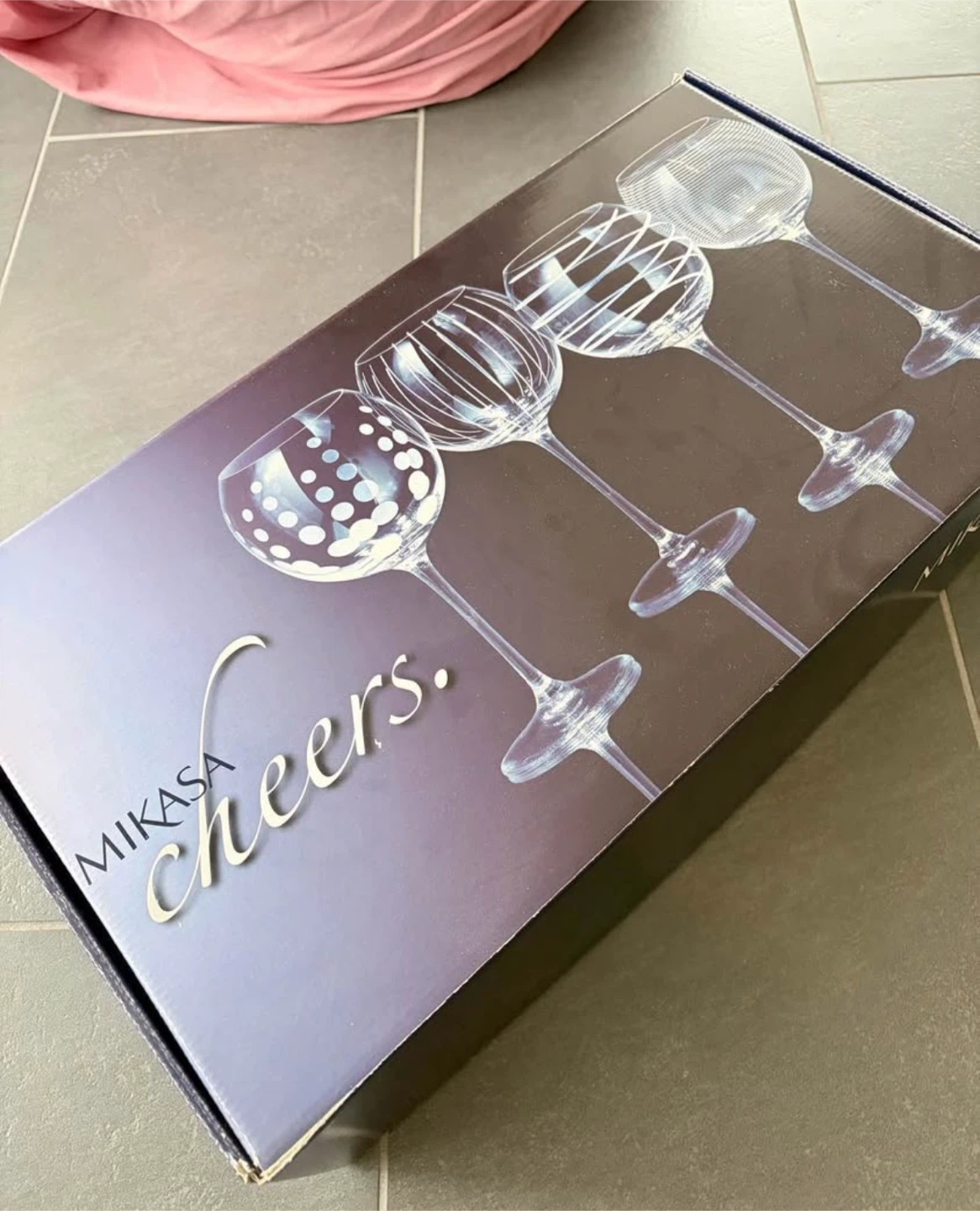 Mikasa Cheers Crystal Wine Glasses - photo 2