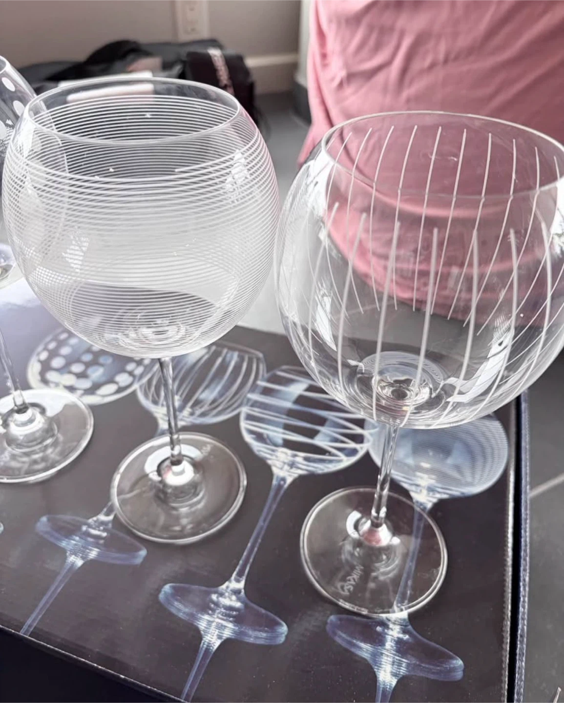 Mikasa Cheers Crystal Wine Glasses - photo 5