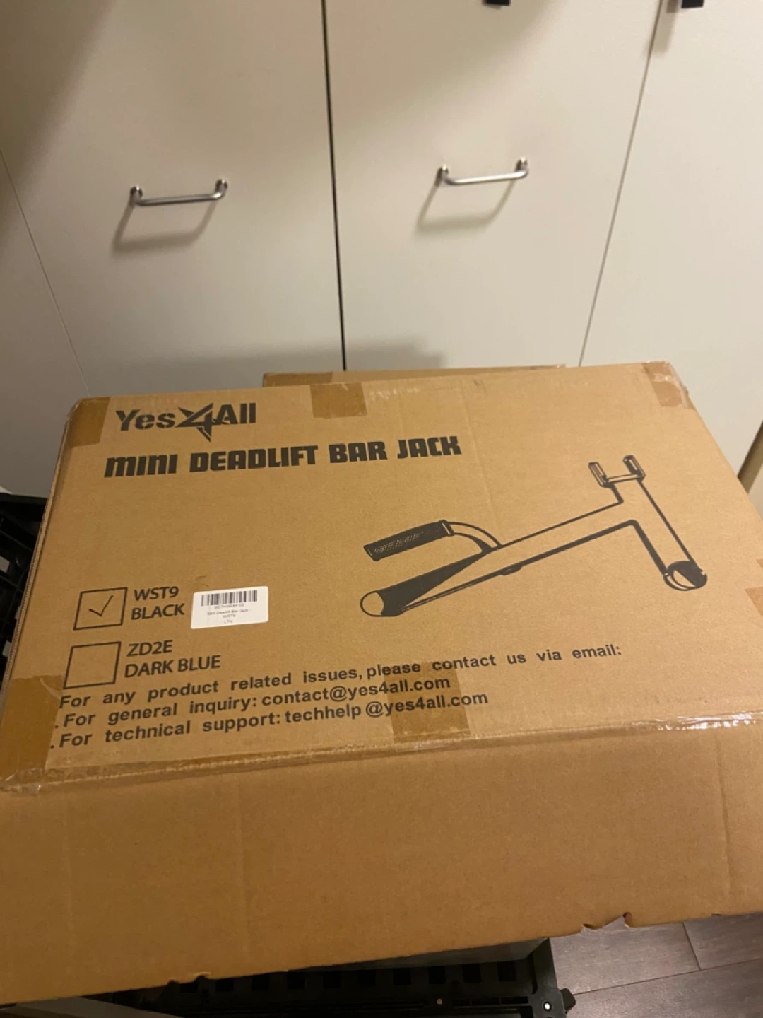 Yes4All Mini Deadlift Bar Jack - Black
