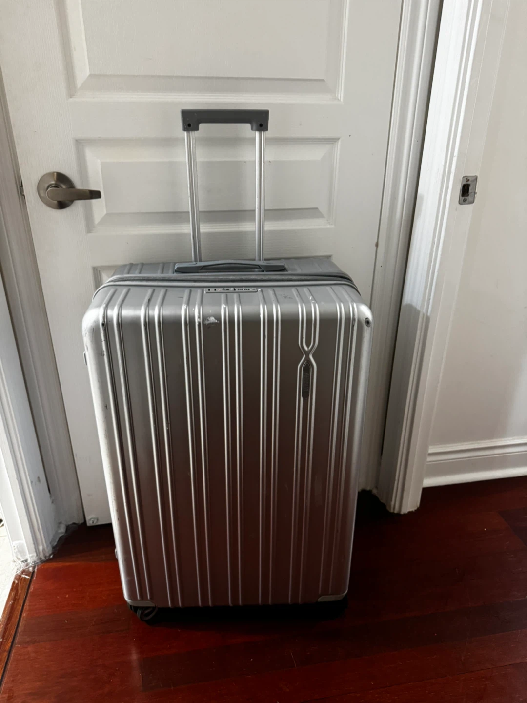 Silver American Tourister Hardside Luggage