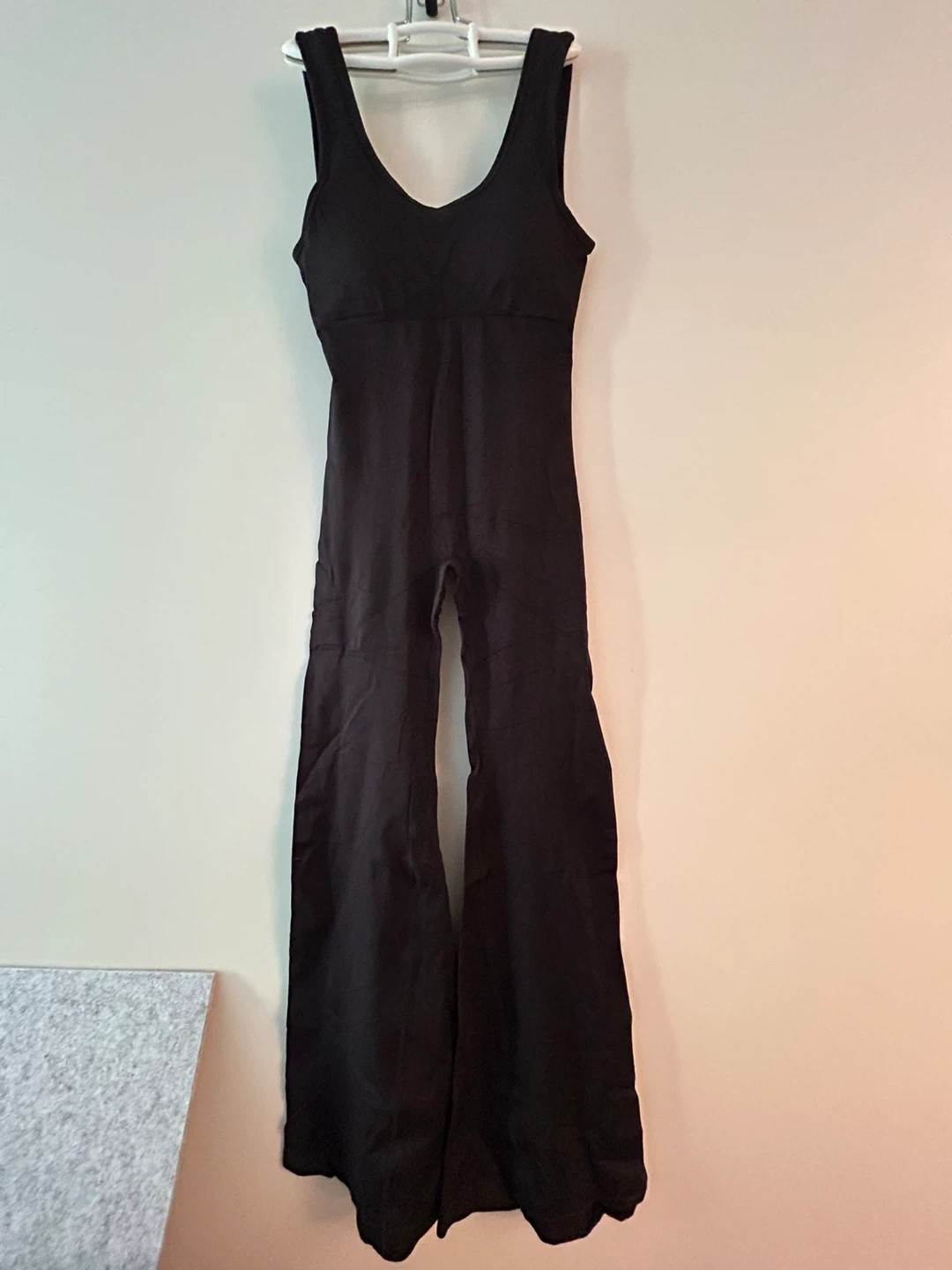 Black Flare Workout Jumpsuit. XS-S / Brand New - photo 2