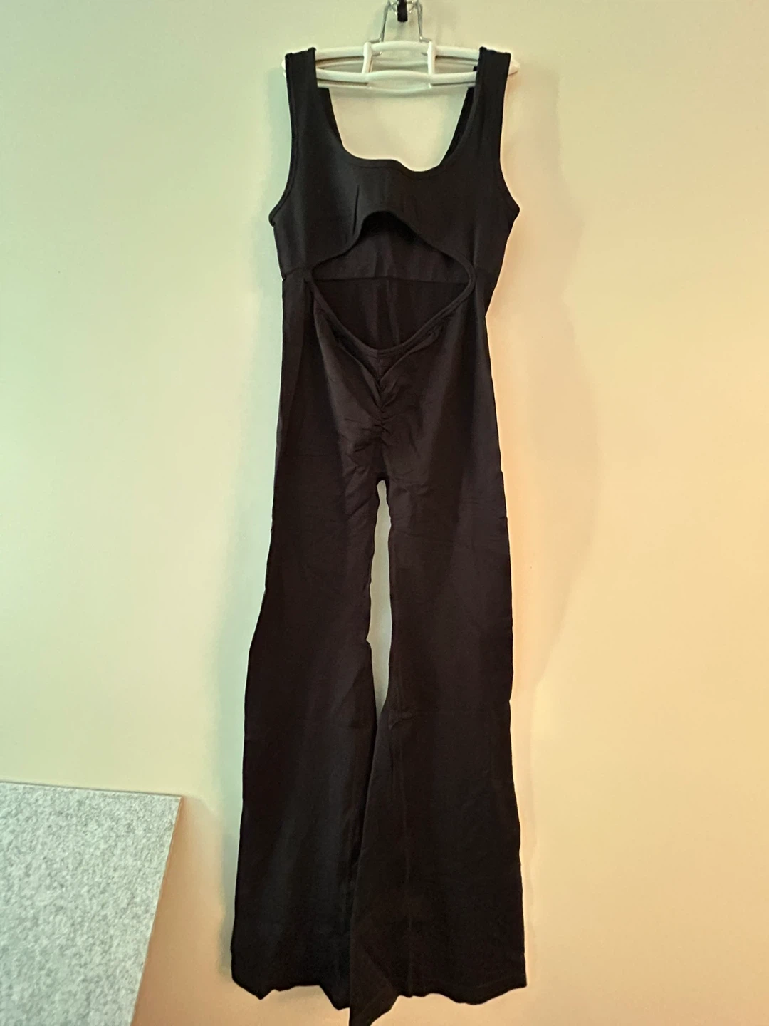 Black Flare Workout Jumpsuit. XS-S / Brand New - photo 3