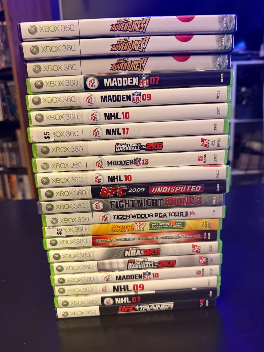 Xbox 360 Sports and Kinect Game Bundle 21 Pieces
