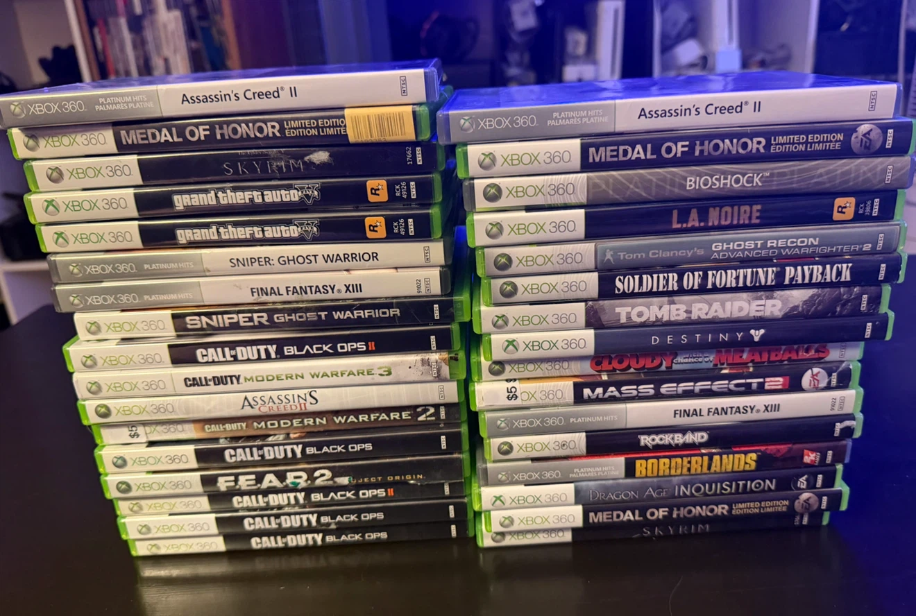 Xbox 360 Video Game Collection 35 Titles