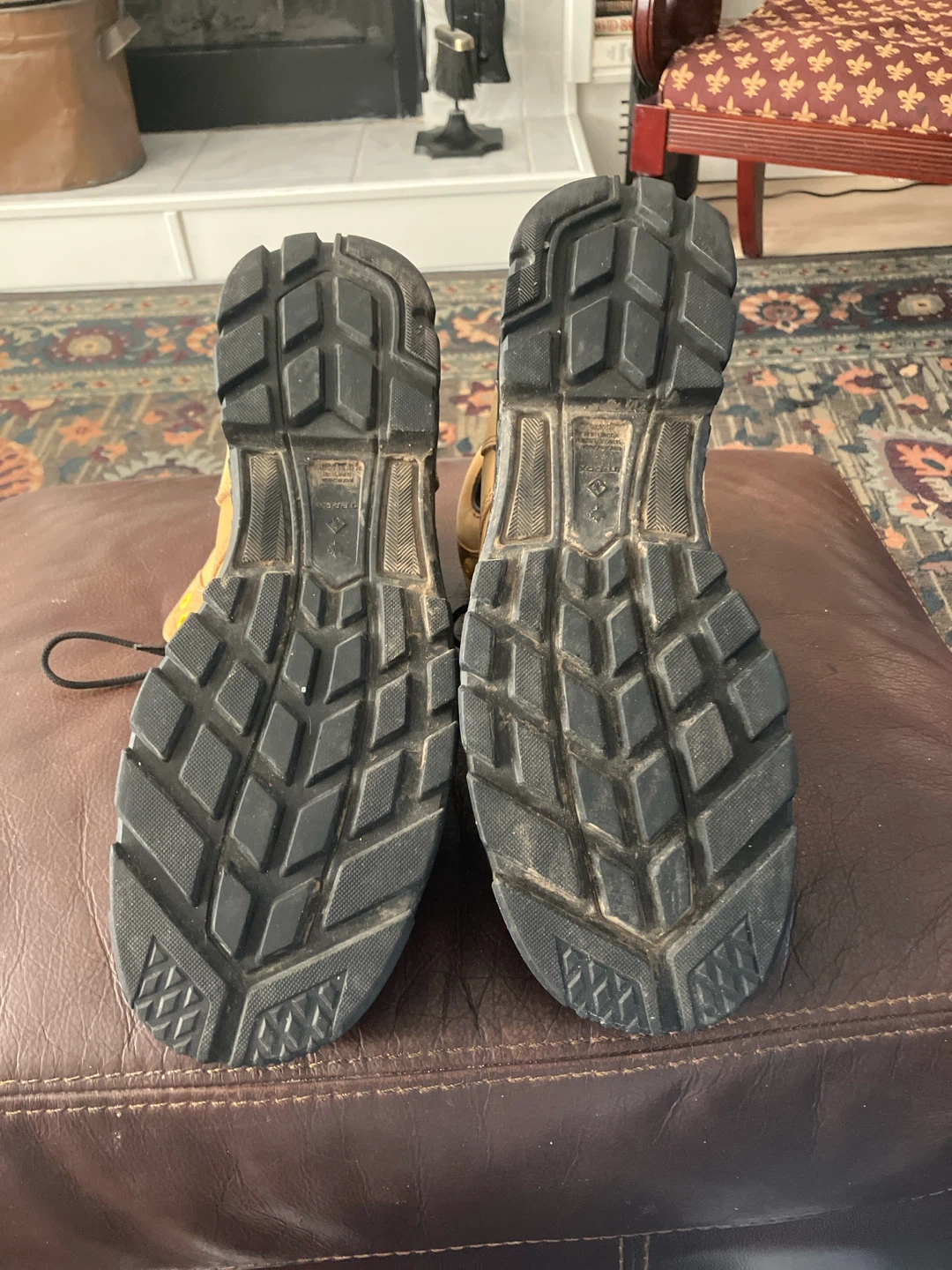 TERRA Work Boots Tan Lace-Up Steel Toe - photo 2