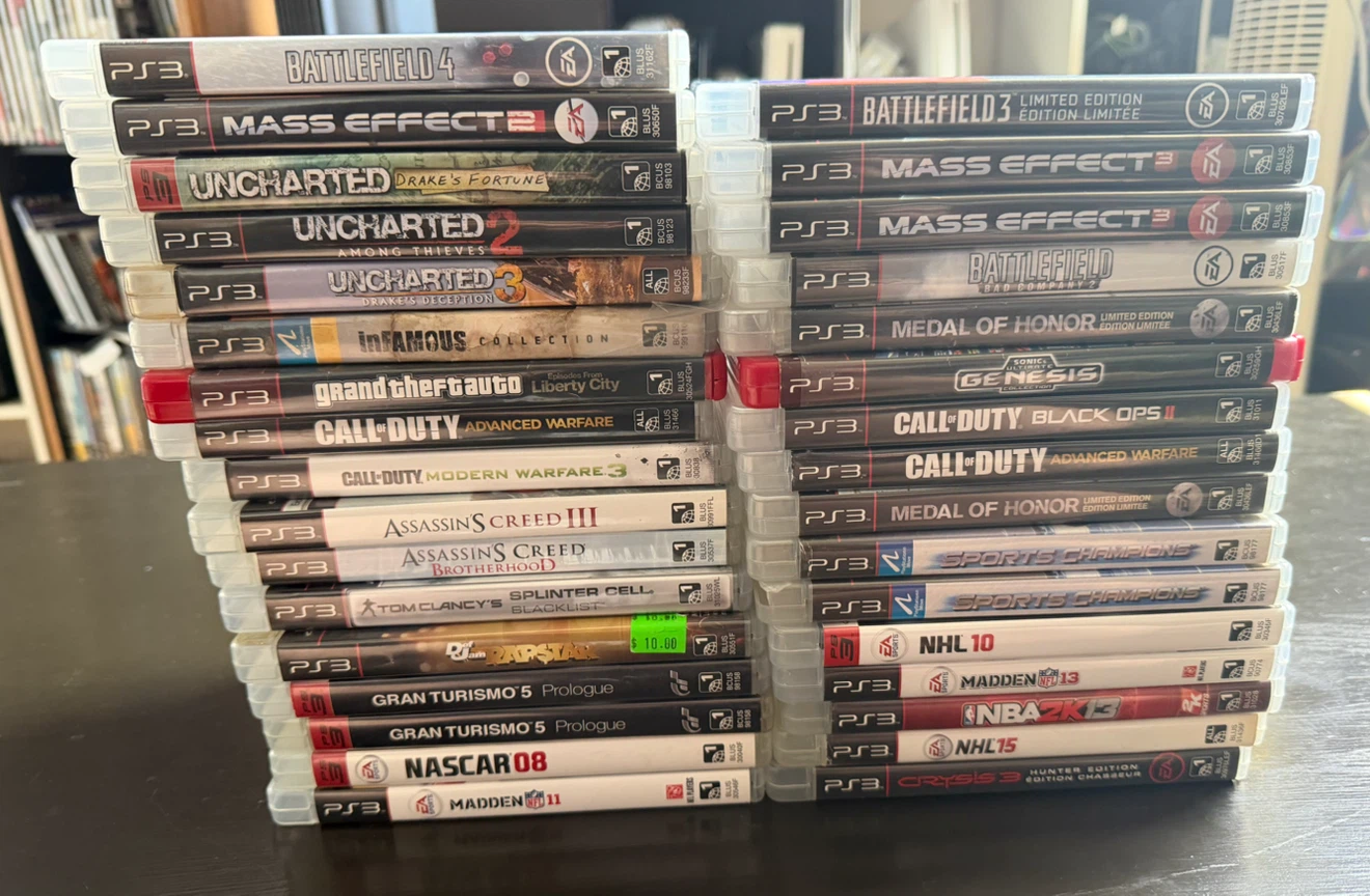 Large PlayStation 3 game collection