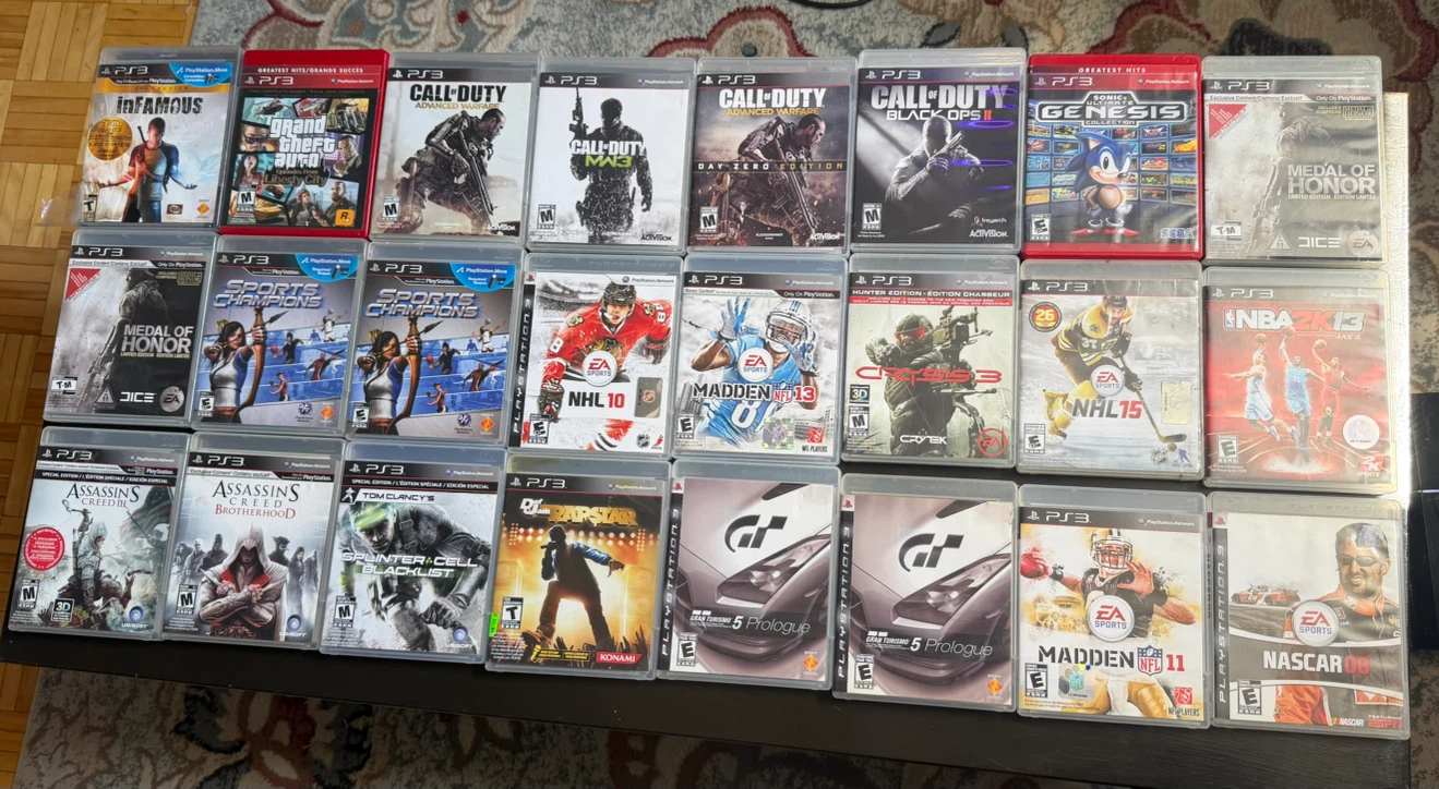Large PlayStation 3 game collection - photo 3