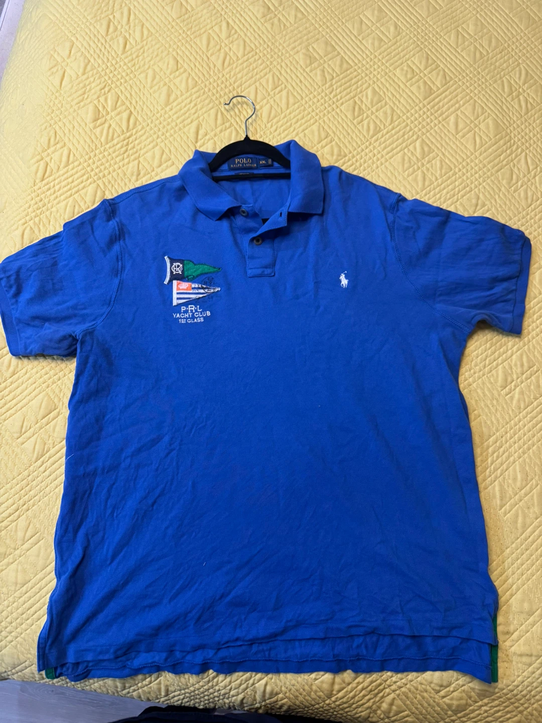 Polo Ralph Lauren Men's Polo Shirt XXL Blue Yacht Club