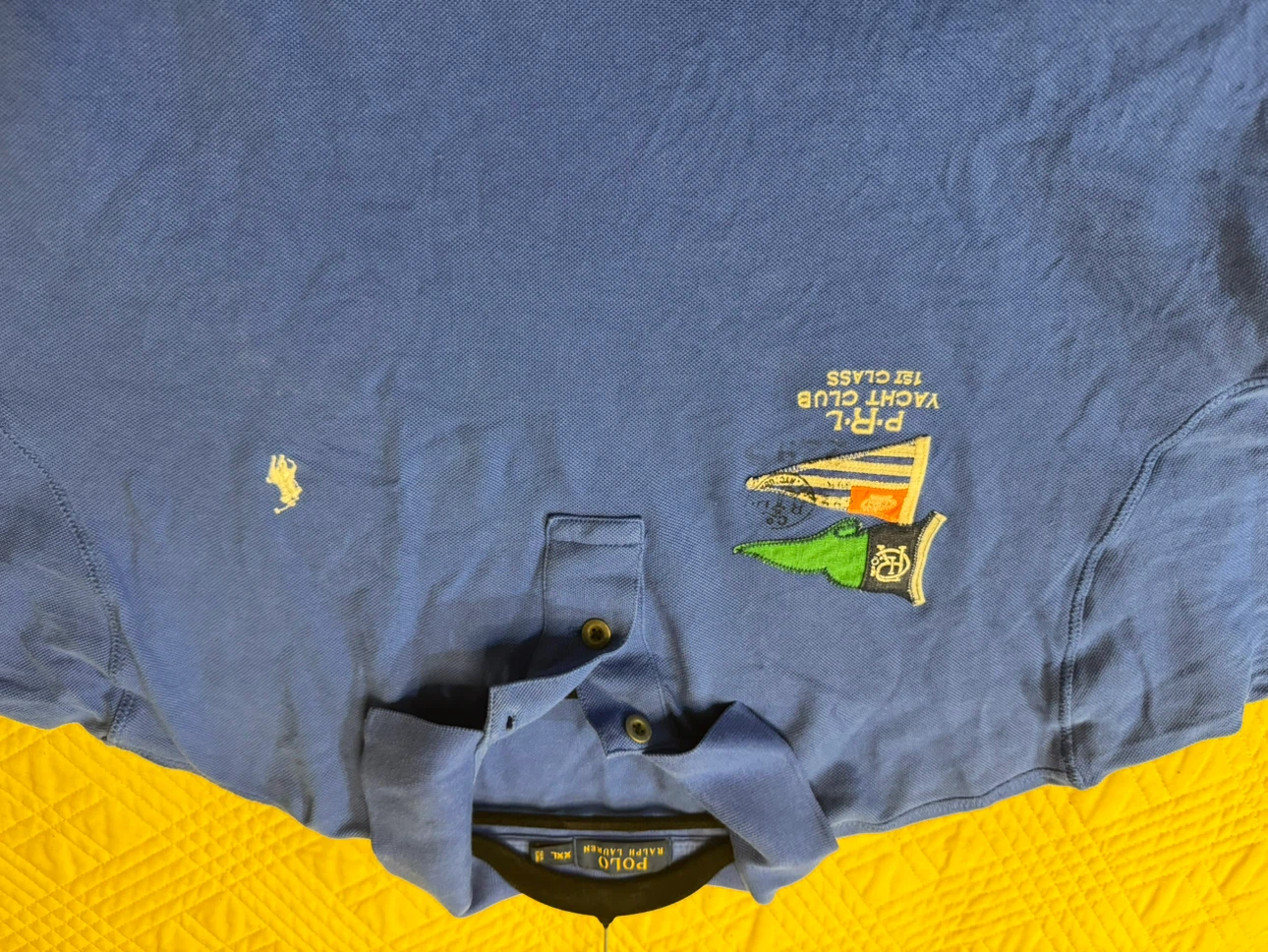 Polo Ralph Lauren Men's Polo Shirt XXL Blue Yacht Club - photo 4