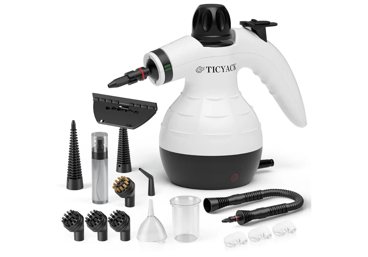TICYACK Handheld Steam Cleaner – 16 Accessories